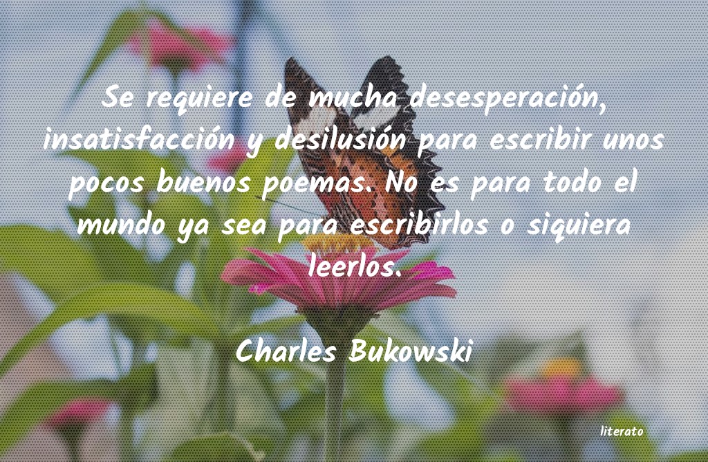 Frases de Charles Bukowski