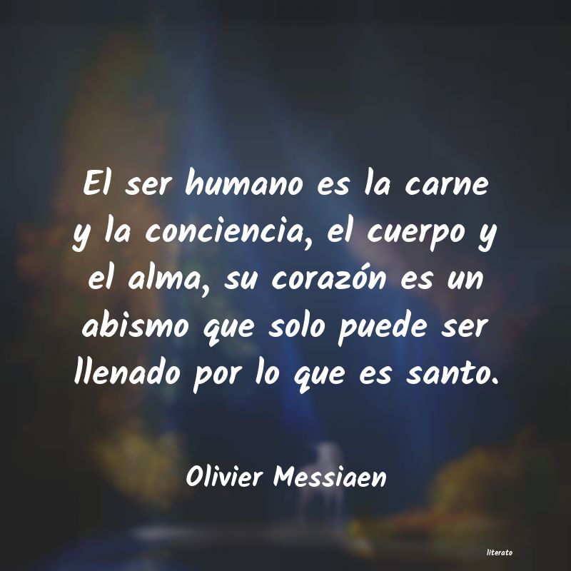 frases de Olivier Messiaen
