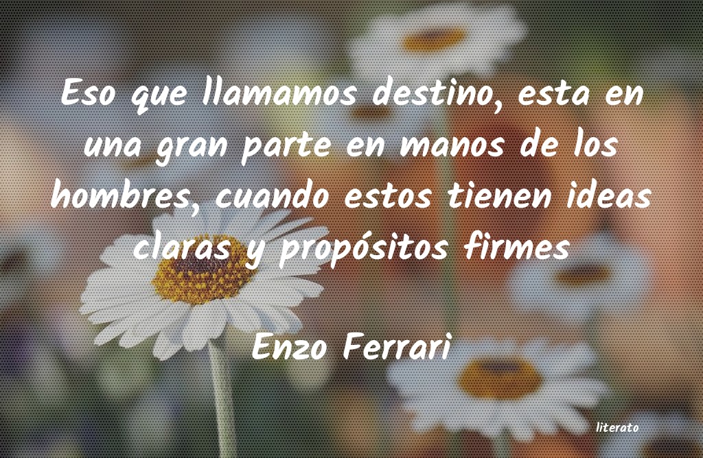 Frases de Enzo Ferrari