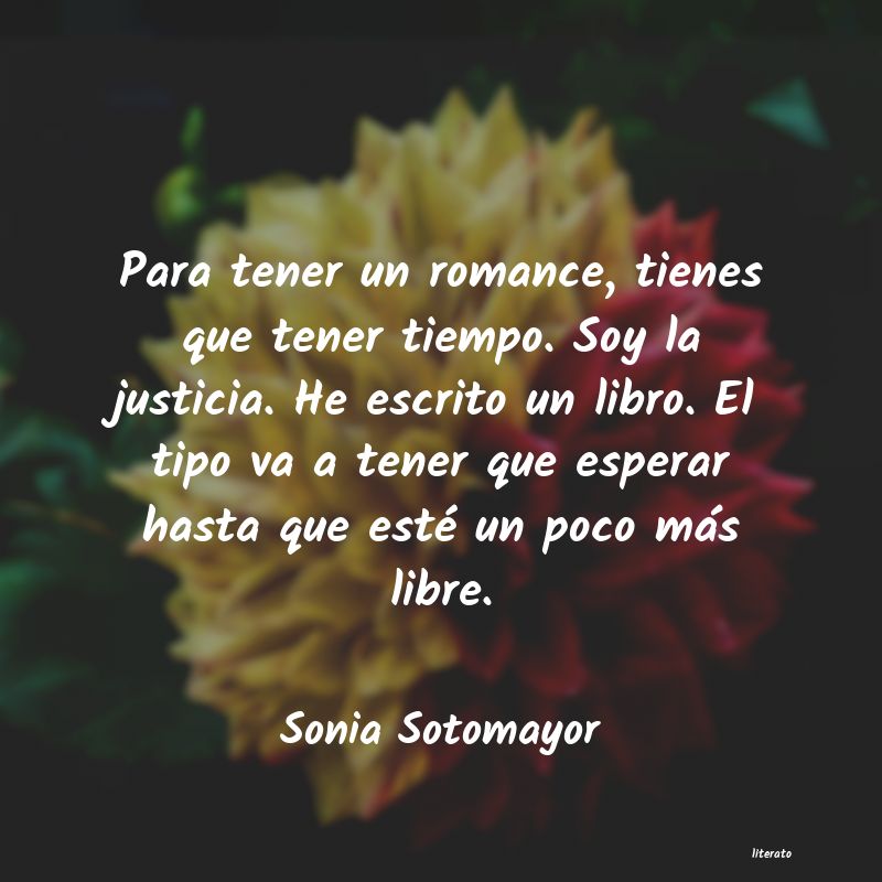 Frases de Sonia Sotomayor