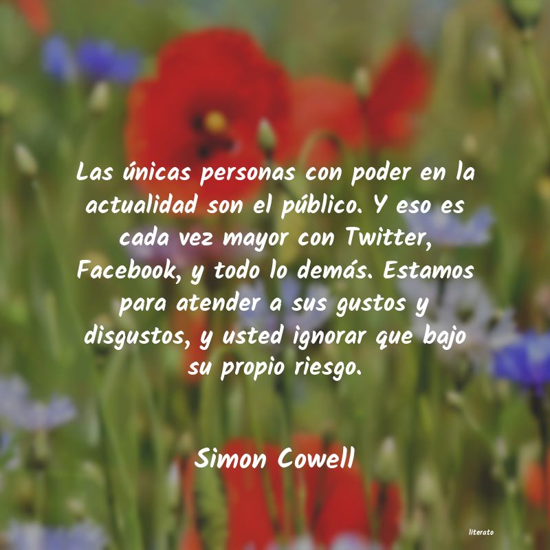 Frases de Simon Cowell