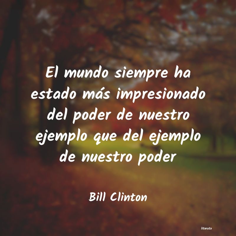 frases de Bill Clinton