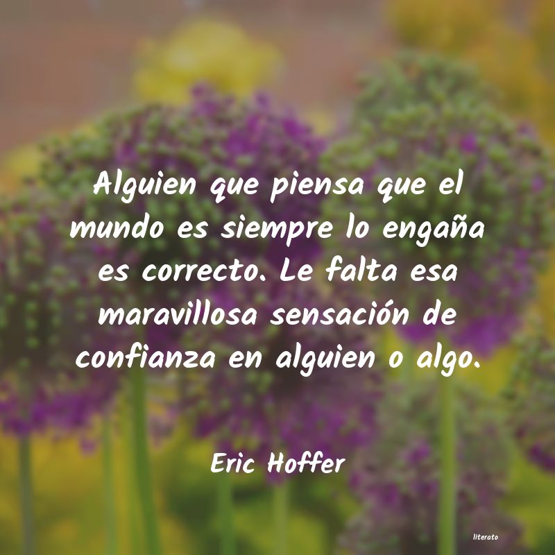 Frases de Eric Hoffer