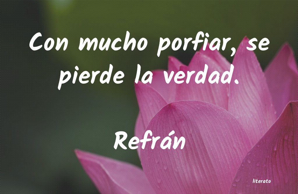 frases de Refrán
