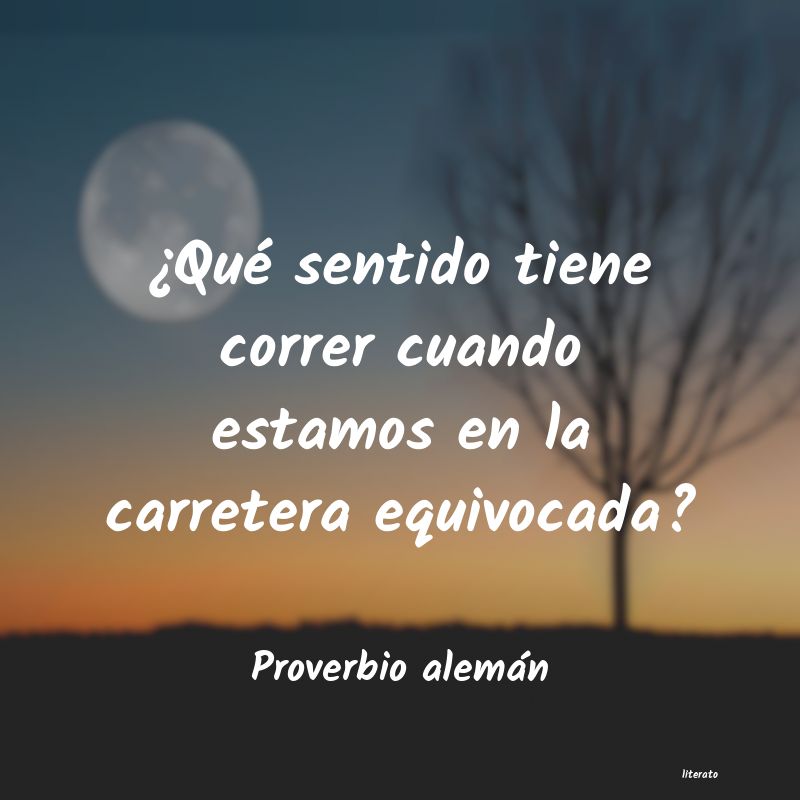 frases de Proverbio alemán