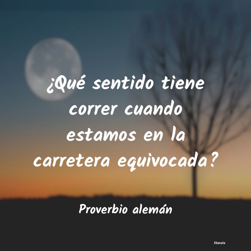 Frases de Proverbio alemán