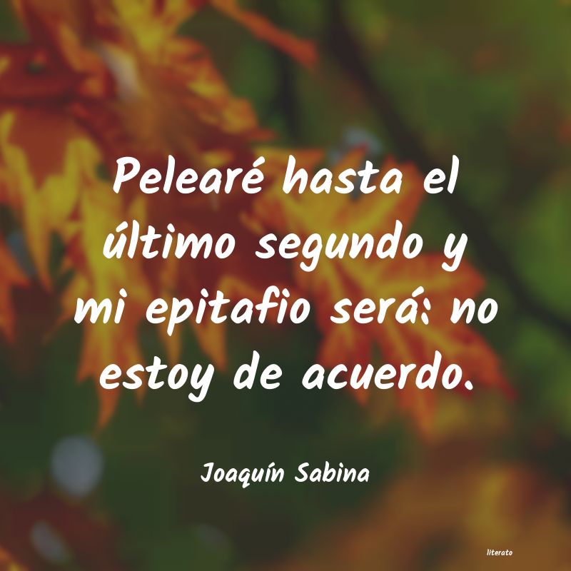 frases de JoaquÃn Sabina