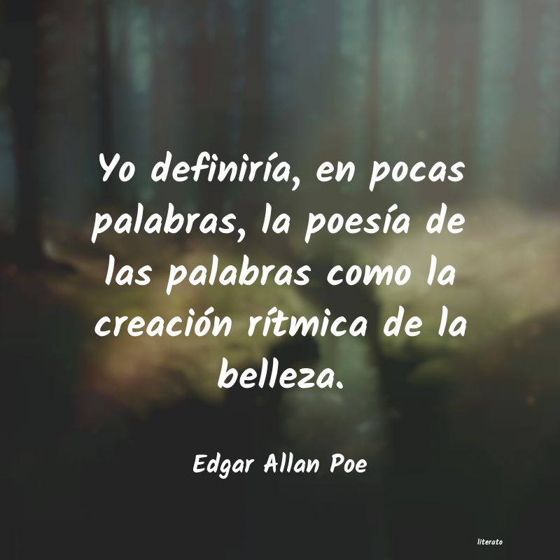 Frases de Edgar Allan Poe