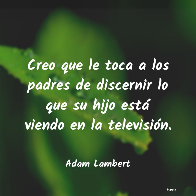 frases de Adam Lambert