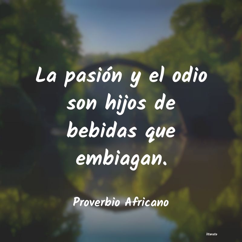 Frases de Proverbio Africano