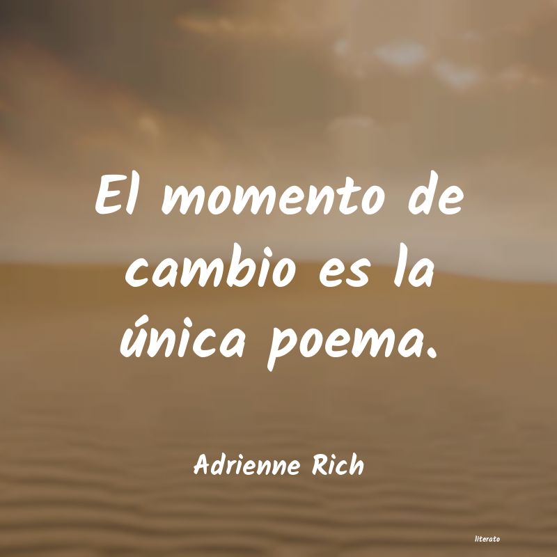 frases de Adrienne Rich