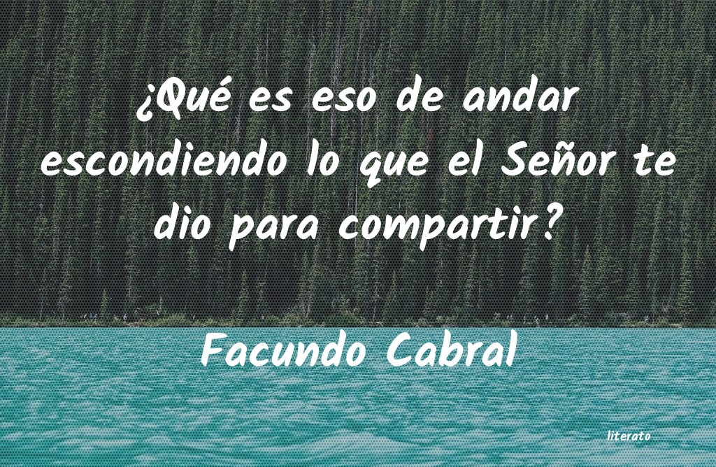 Frases de Facundo Cabral