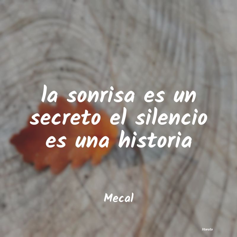 Frases de Mecal