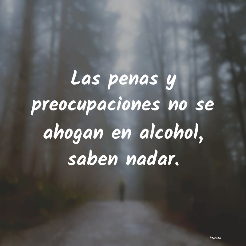 frases cortas de alcohol