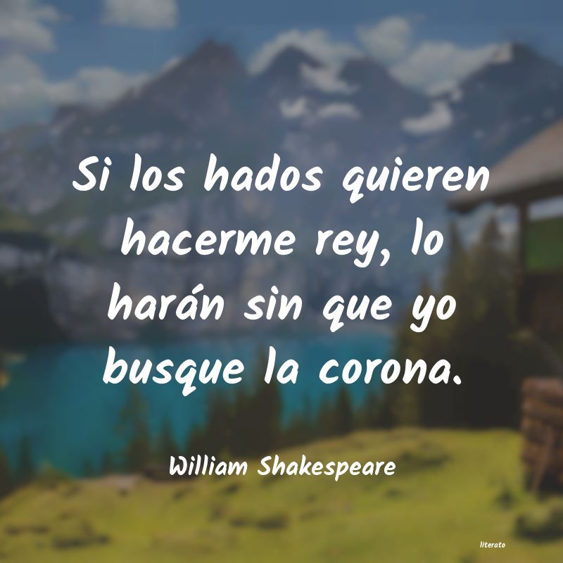 frases de William Shakespeare