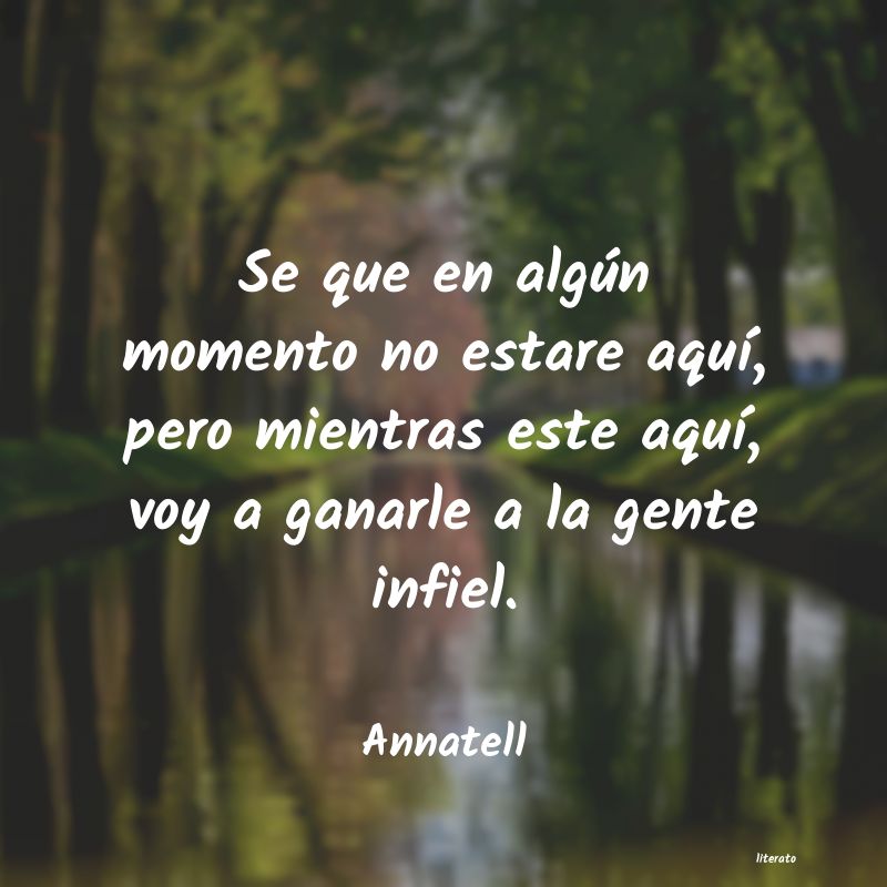 frases de Annatell