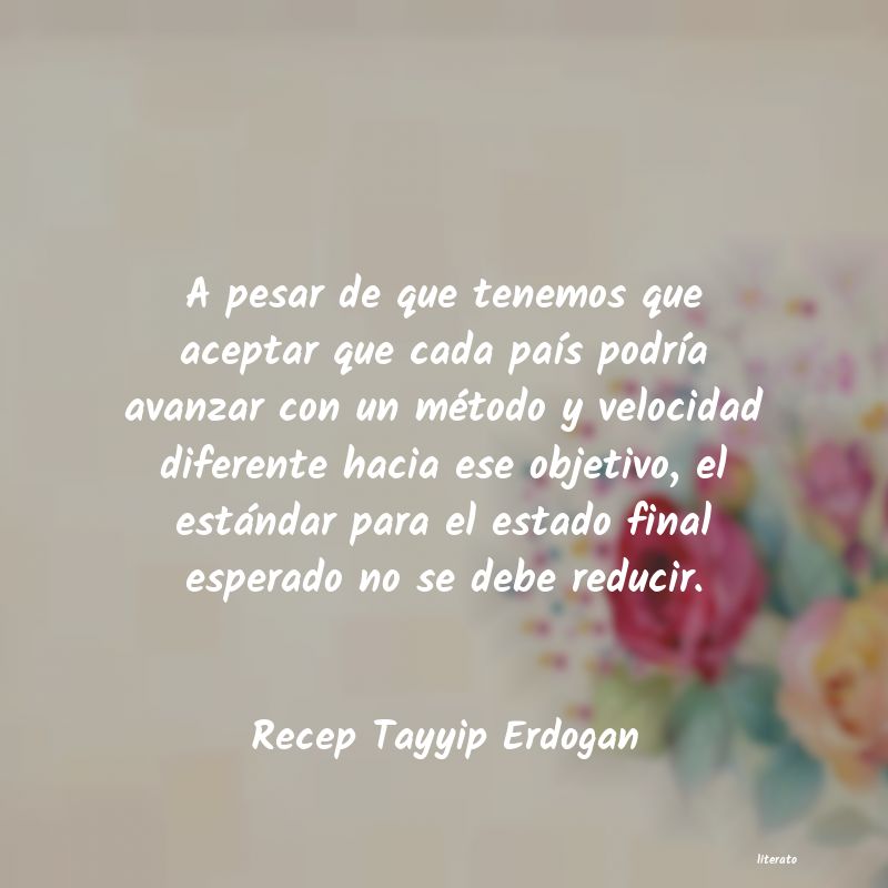 Frases de Recep Tayyip Erdogan