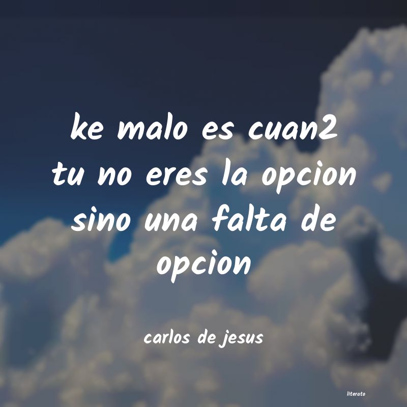 frases de carlos de jesus