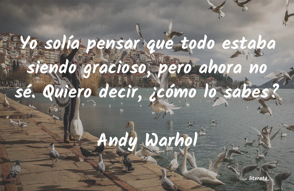 Frases de Andy Warhol