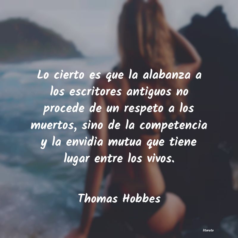 Frases de Thomas Hobbes