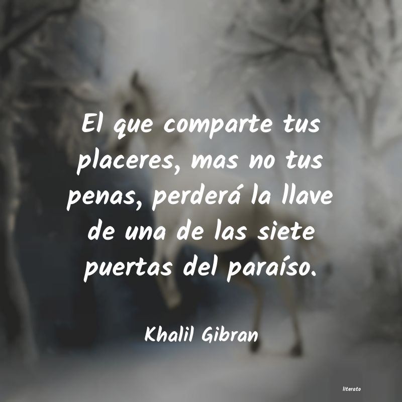 Frases de Khalil Gibran