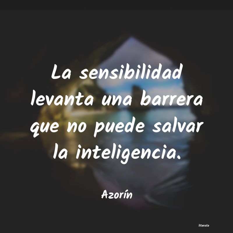 Frases de Azorín