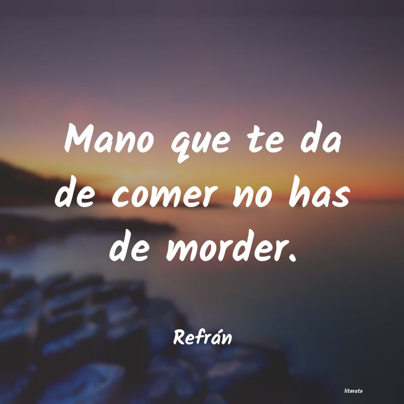 Frases de Refrán