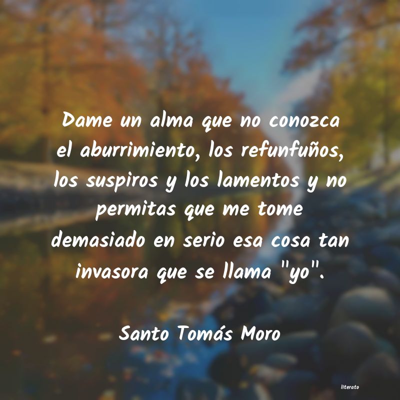 Frases de Santo Tomás Moro