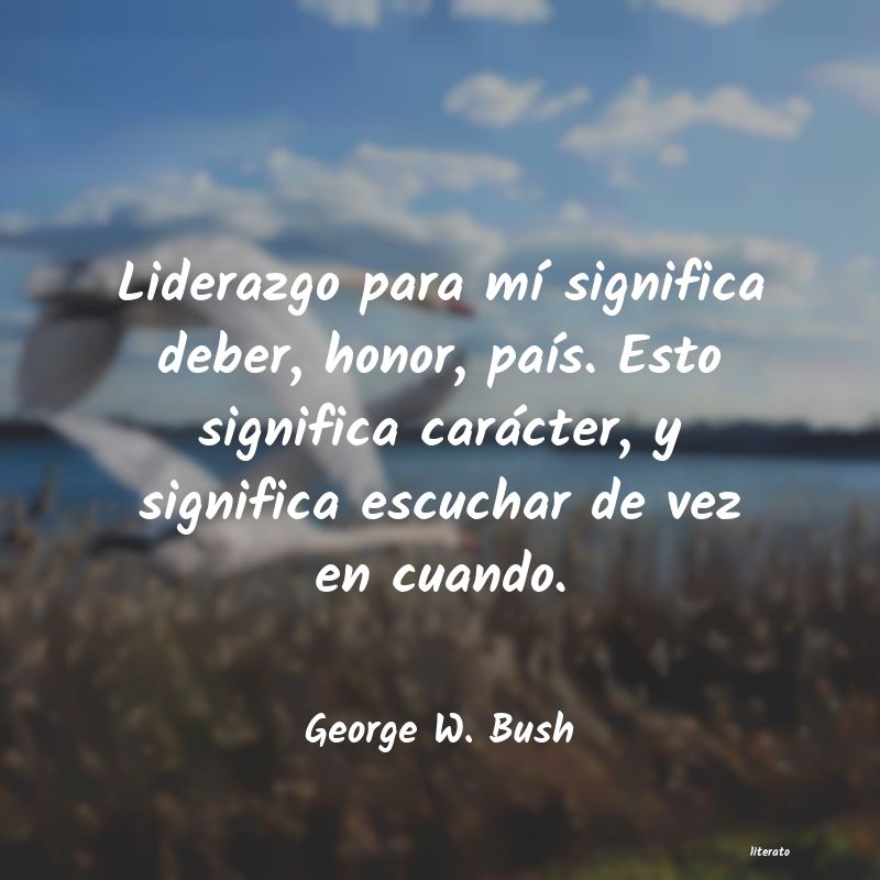 frases de George W. Bush
