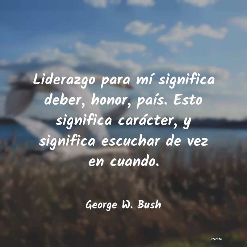 Frases de George W. Bush