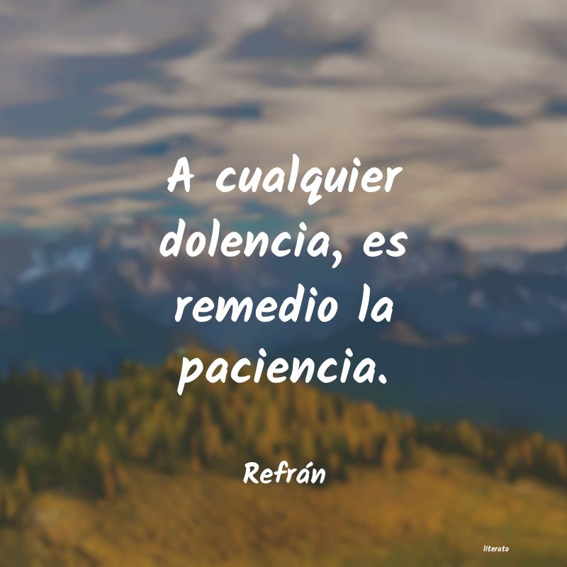 frases de Refrán
