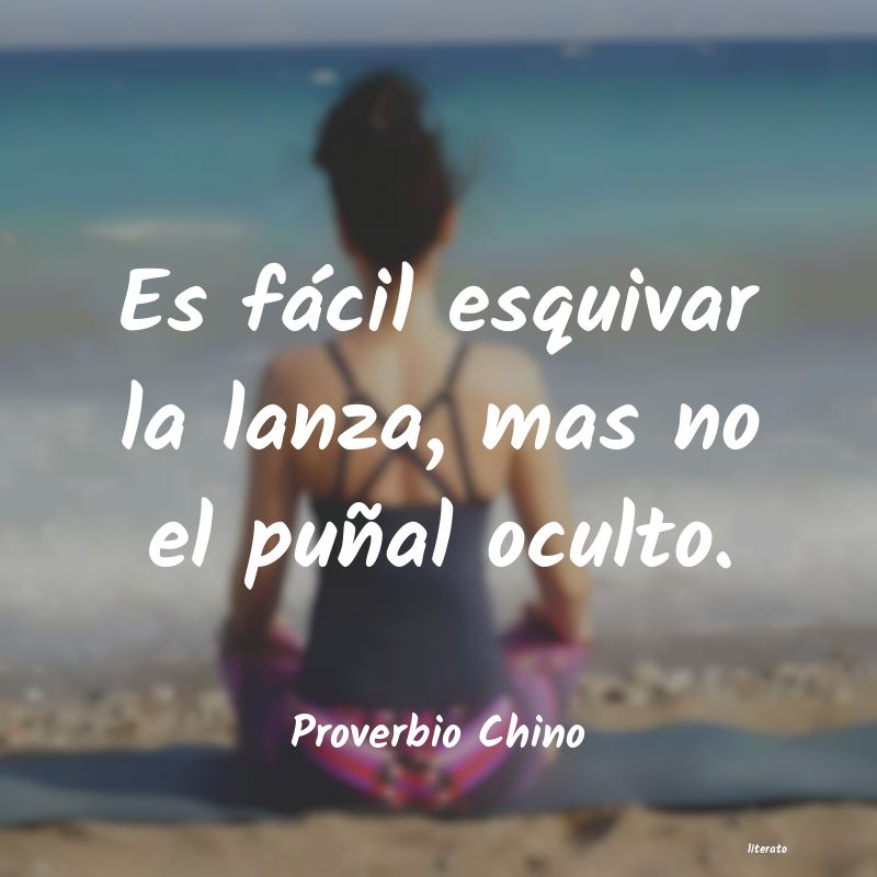 frases de Proverbio Chino