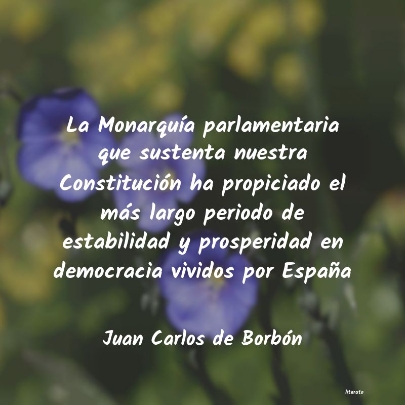 frases de Juan Carlos de Borbón