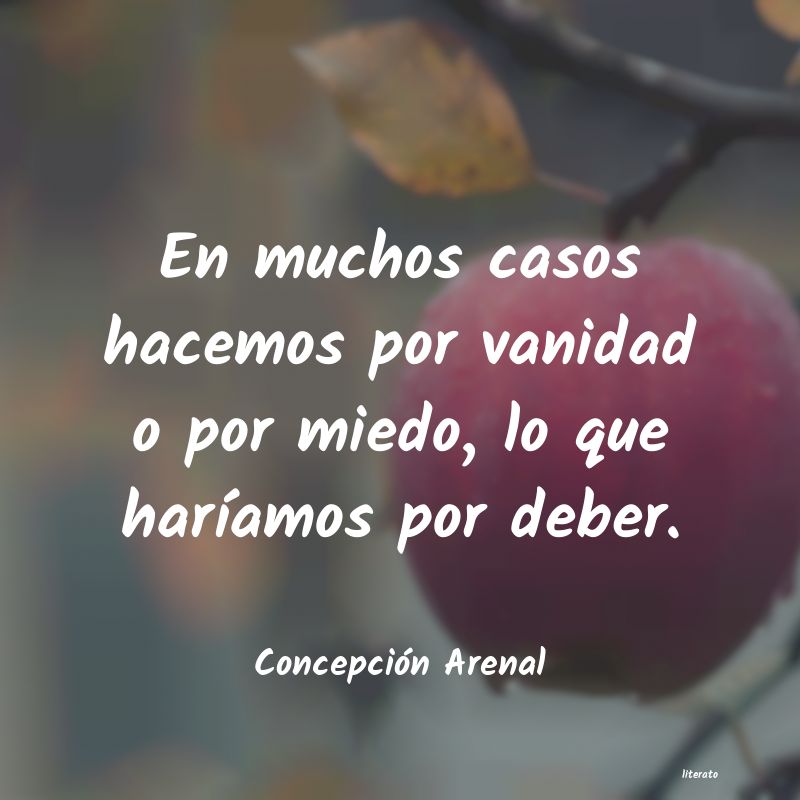 frases de Concepción Arenal