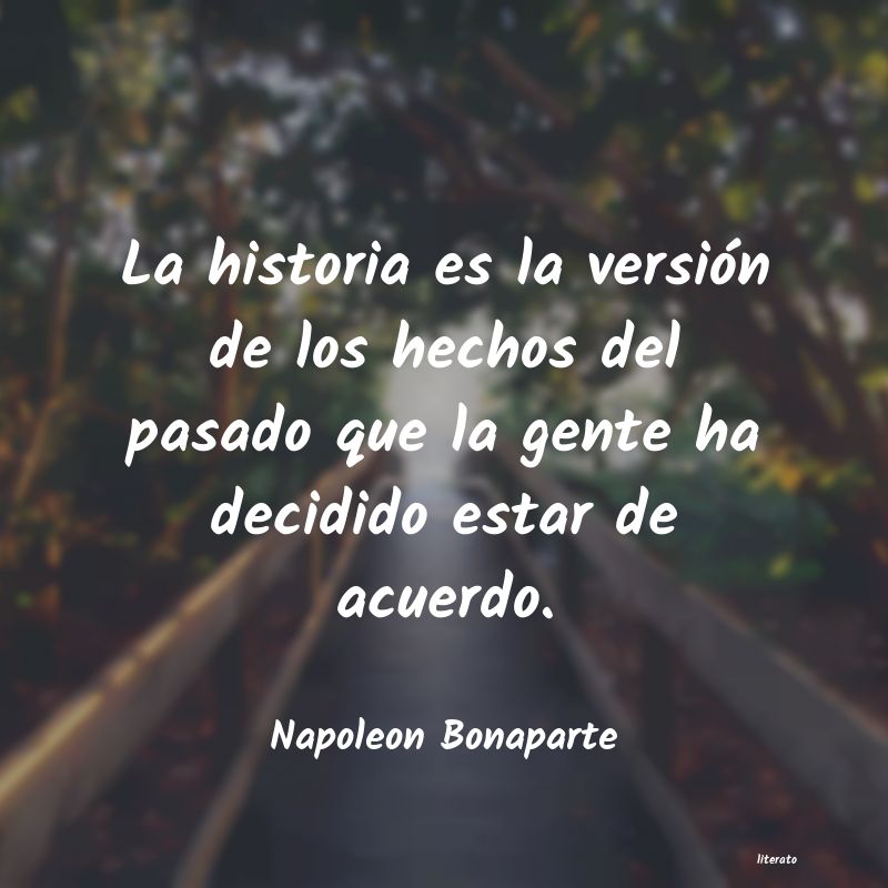 Frases de Napoleon Bonaparte