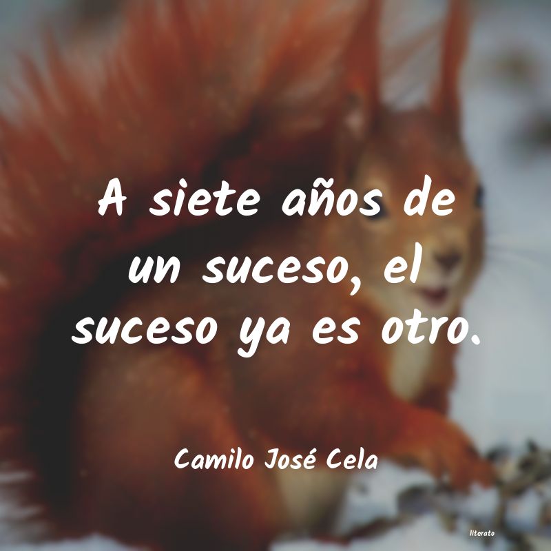 Frases de Camilo José Cela