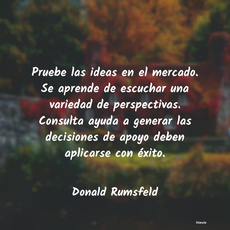 frases de Donald Rumsfeld