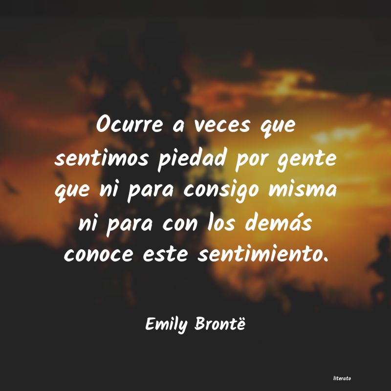 Frases de Emily Brontë