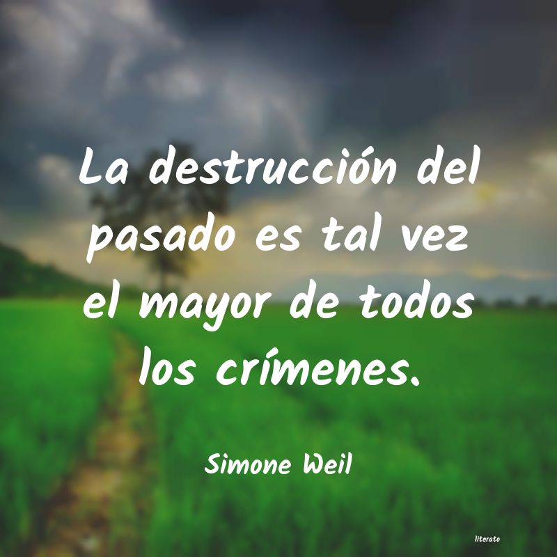 Frases de Simone Weil