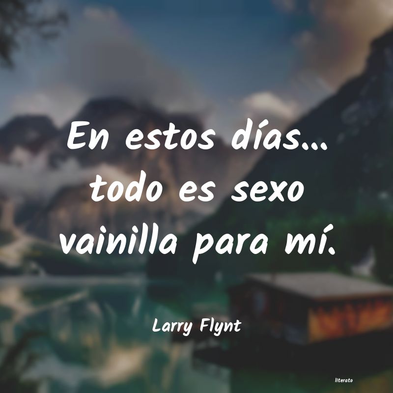 frases de Larry Flynt