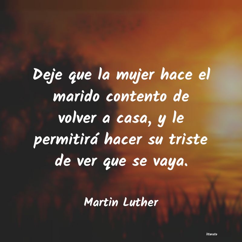 frases de Martin Luther