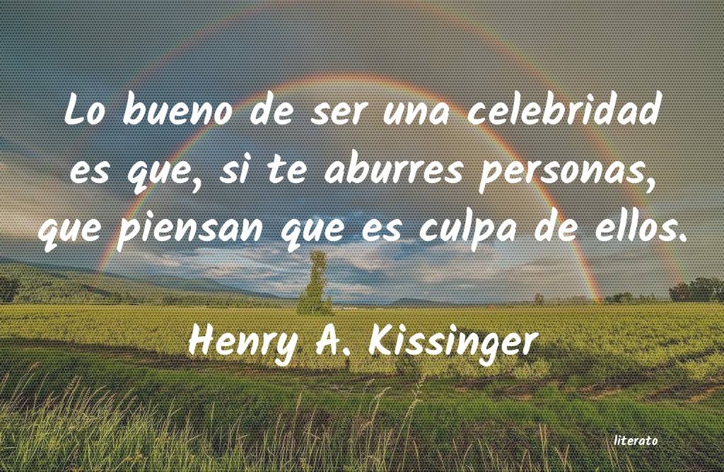 frases de Henry A. Kissinger