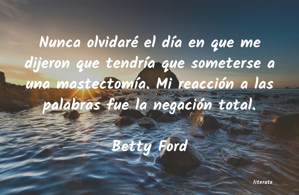frases de Betty Ford