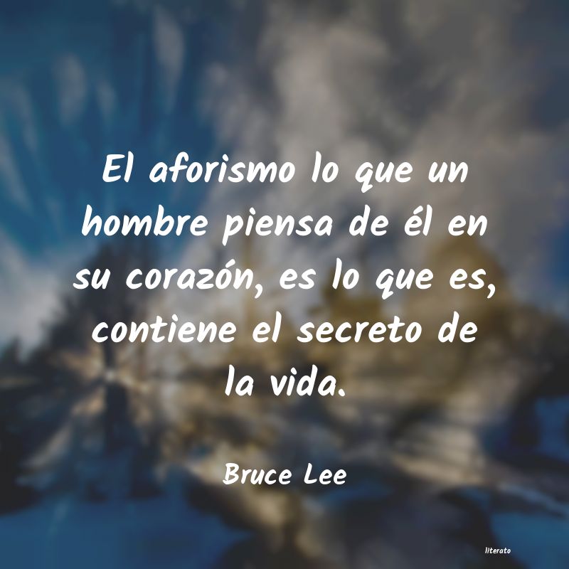 frases de Bruce Lee