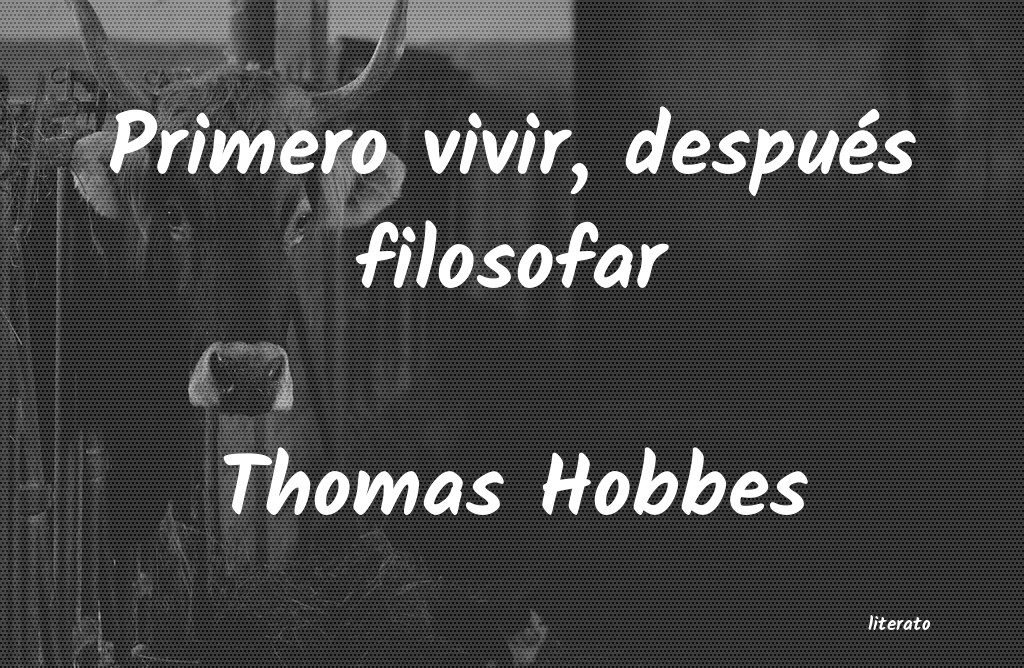 Frases de Thomas Hobbes