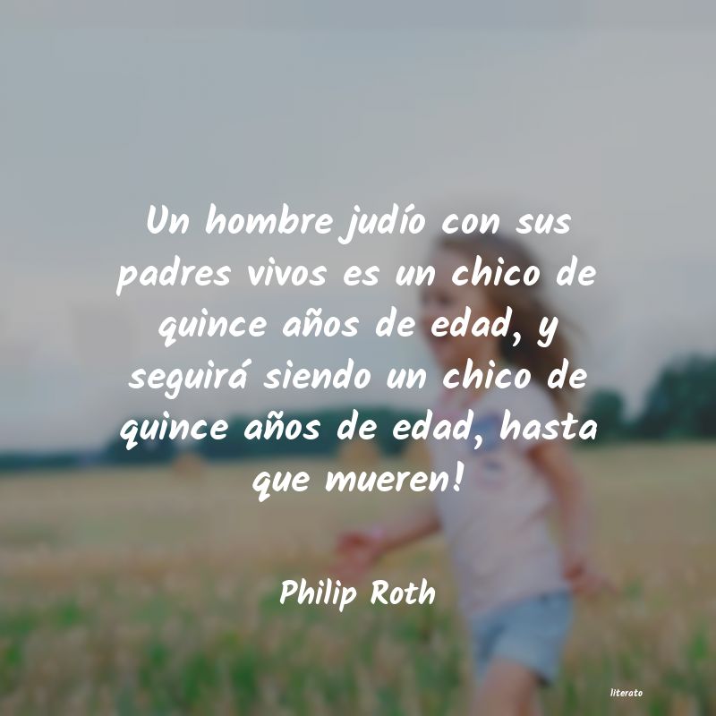 frases de Philip Roth