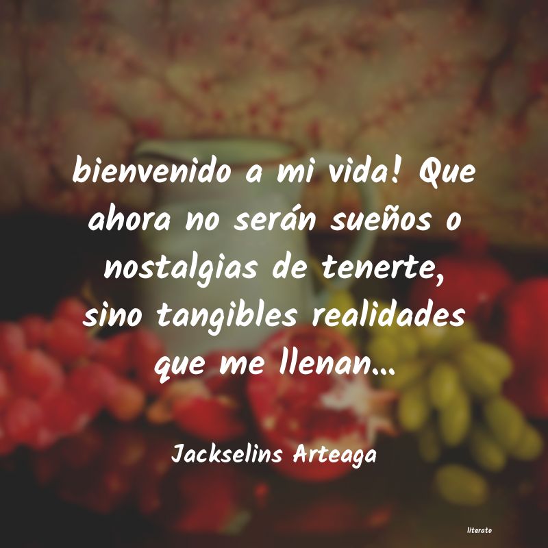 frases de Jackselins Arteaga
