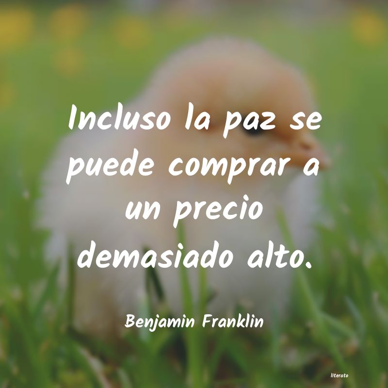 Frases de Benjamin Franklin