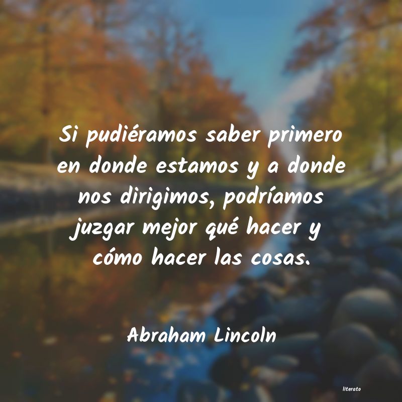 frases de Abraham Lincoln