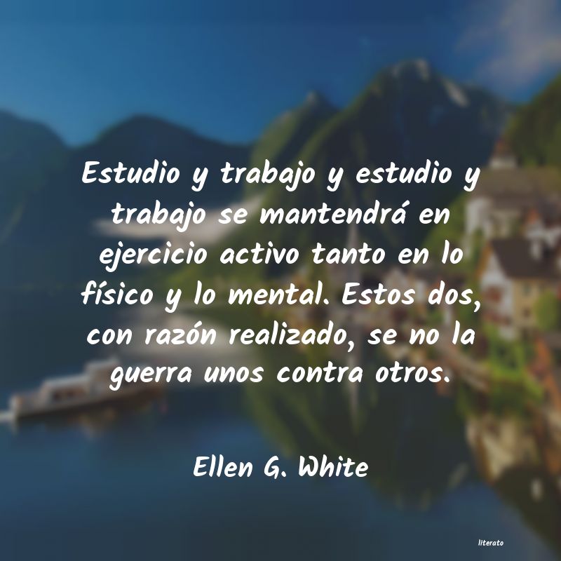 frases de Ellen G. White
